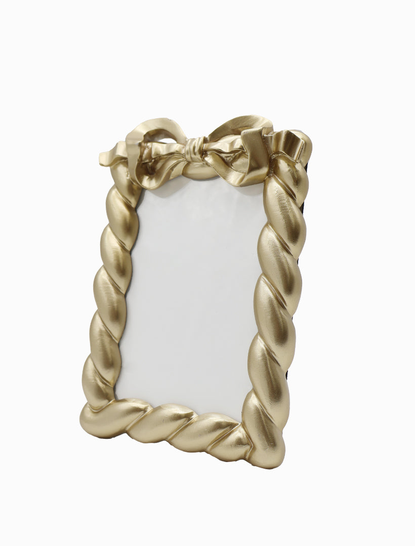 Side image - Gold ribbon frame