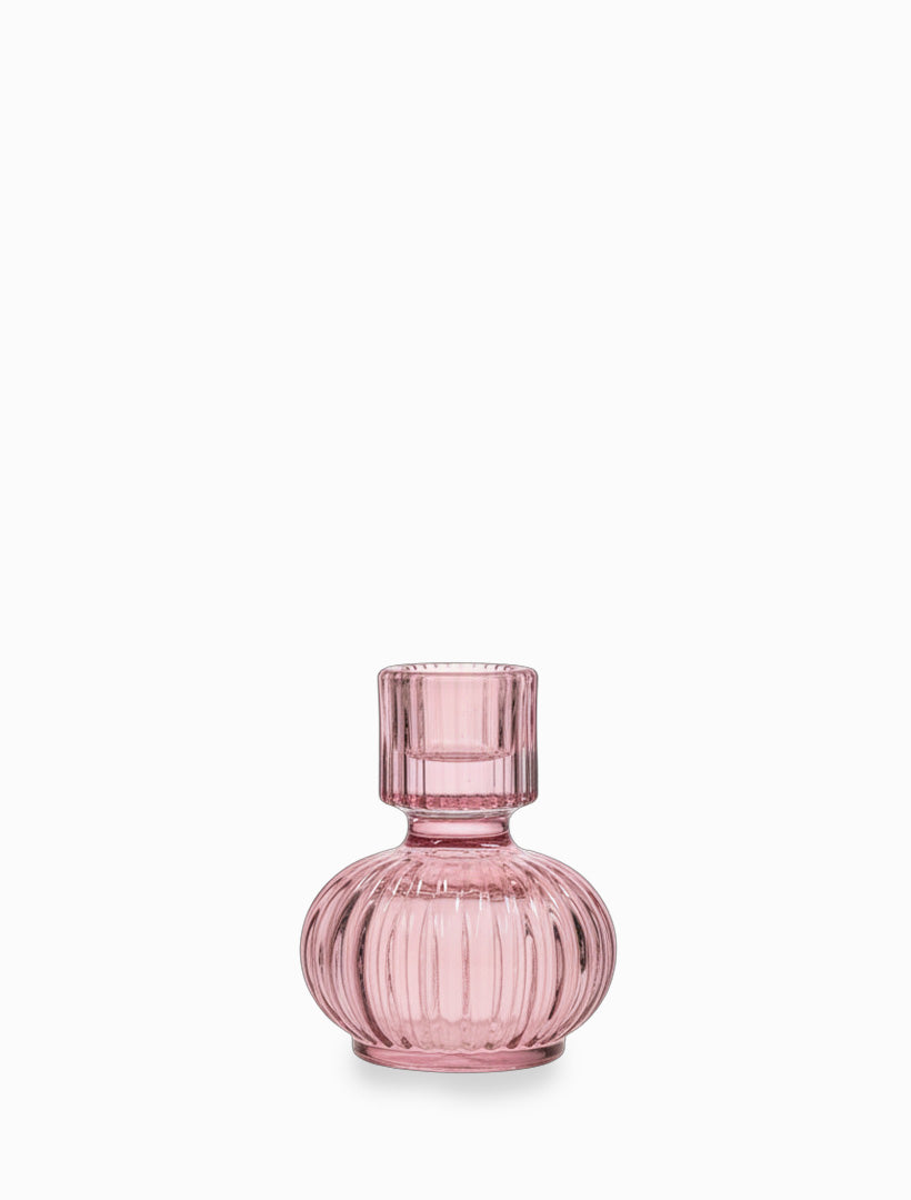 Reversible Bulb Candleholder Blush