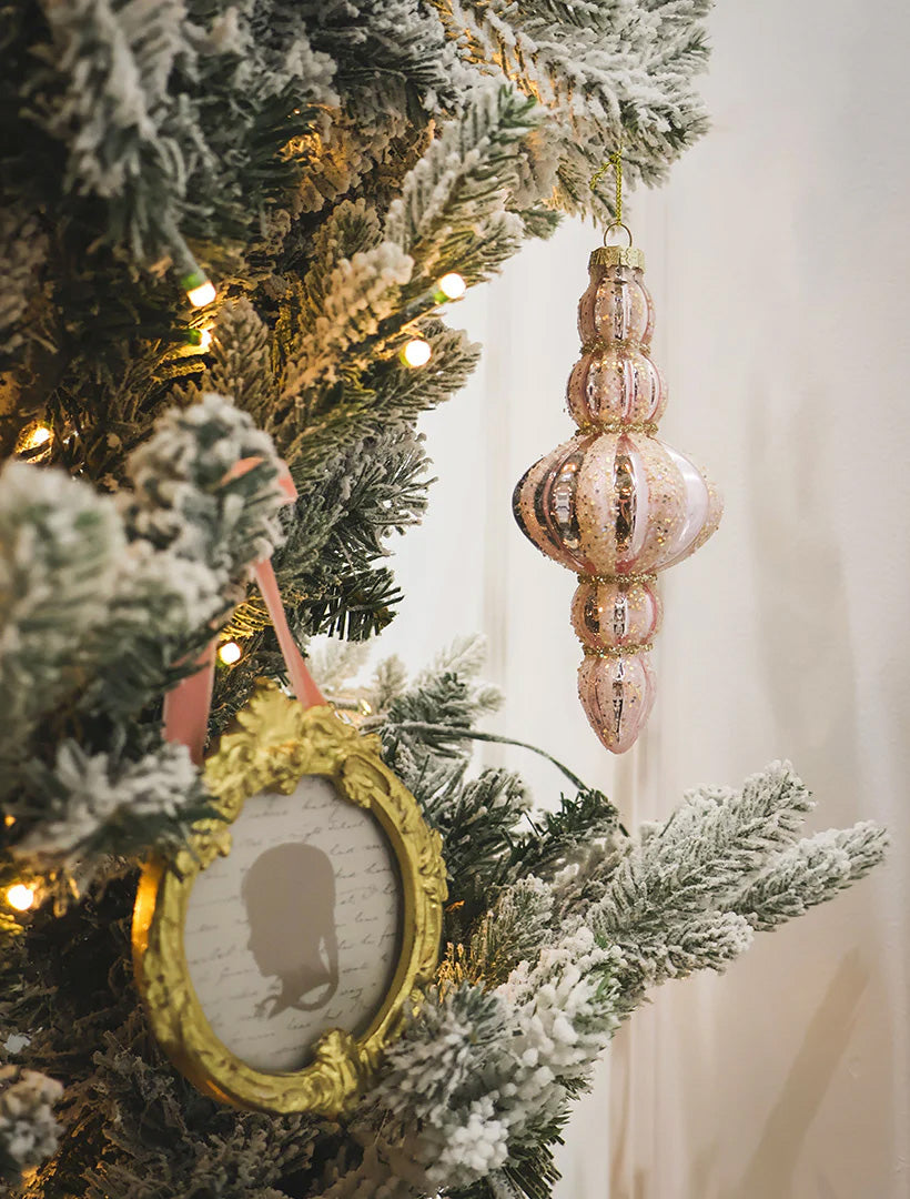 Oval Mini Frame Pink Ribbon