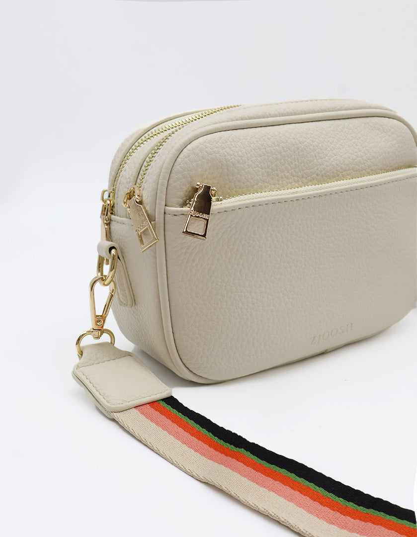 Ruby London Cross Body Bag Ecru