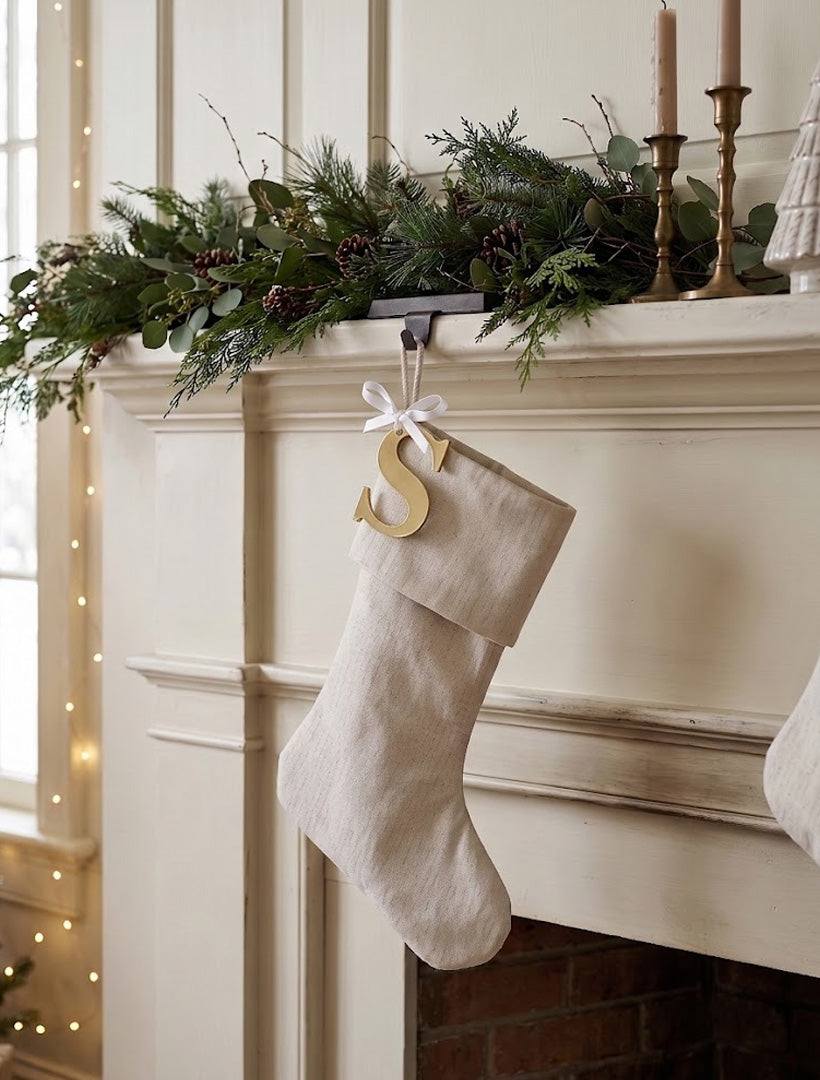 Hanging Letter S Gold