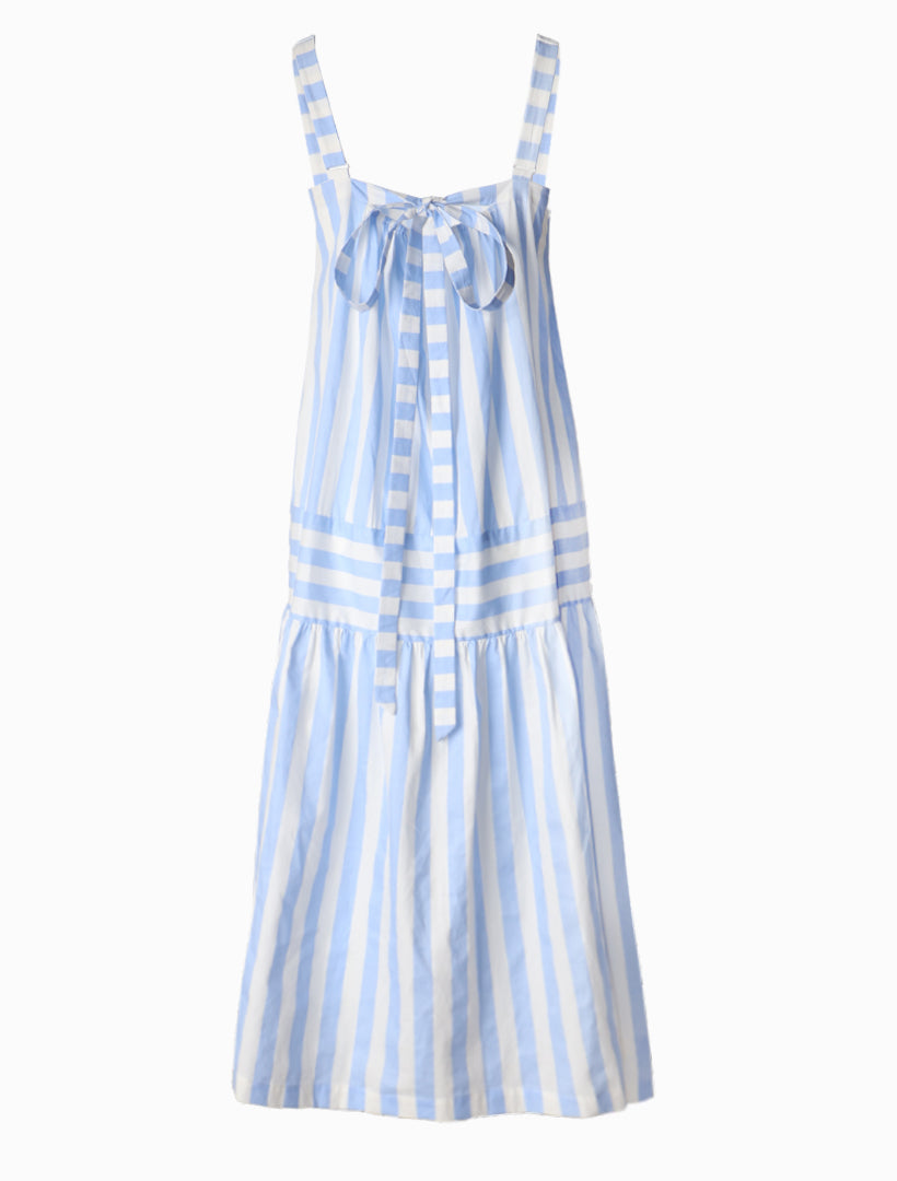 Sarah Striped Sundress Blue