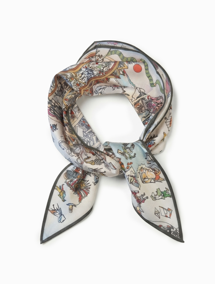 Bird In Flight Trapezoid Scarf
