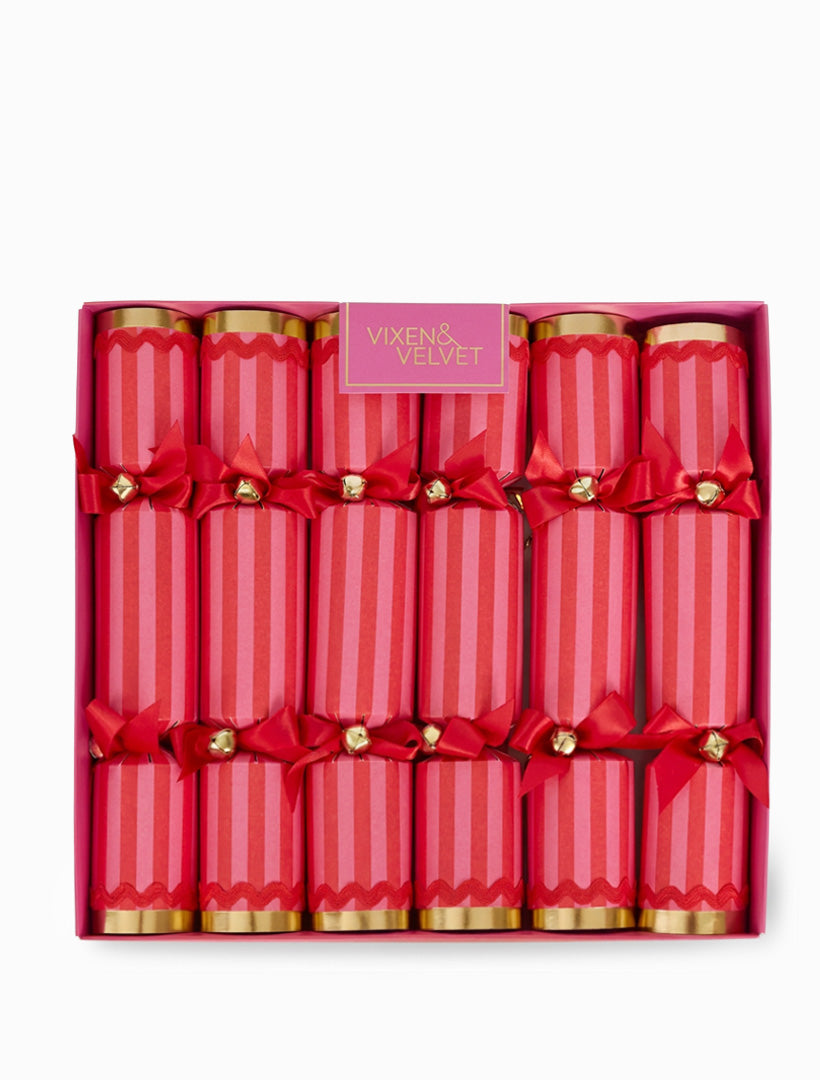 Scarlet Stripe Crackers Fuchsia