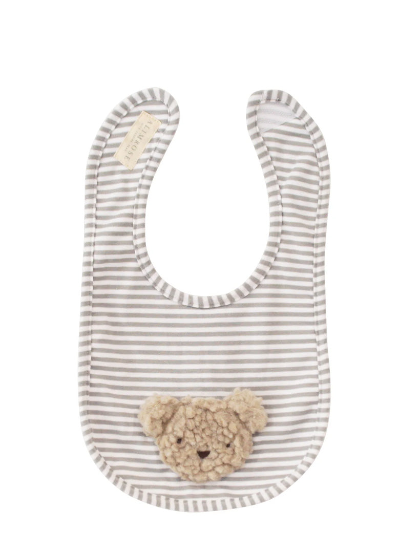 Sherpa Bear Bib Oatmeal