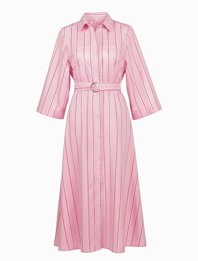 The Sloan Striped Dress Pink