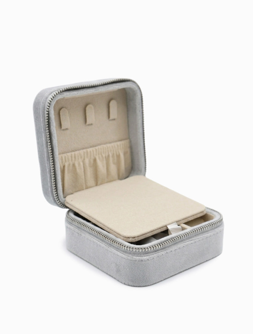 Square Jewellery Case Grey