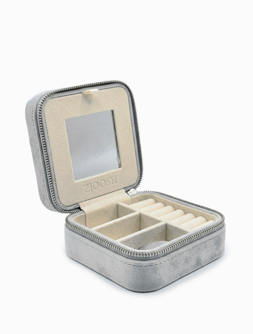 Square Jewellery Case Grey