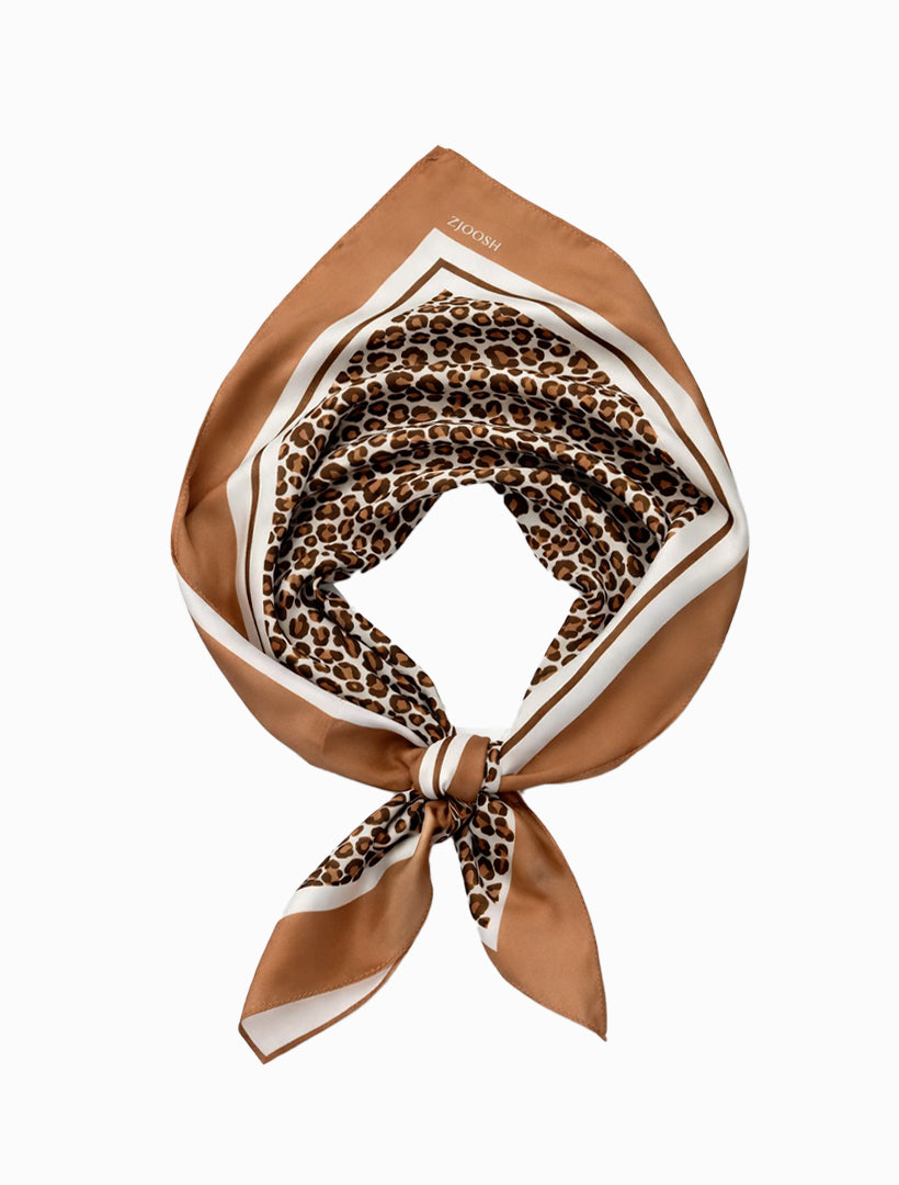 Square Scarf Leopard - Zjoosh