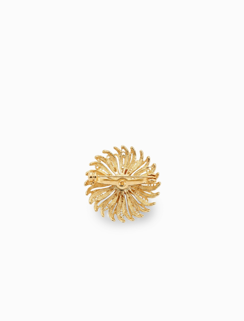Starburst Brooch Gold