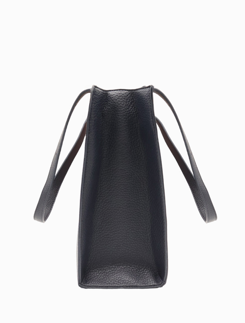 The Sutton Check Tote Navy