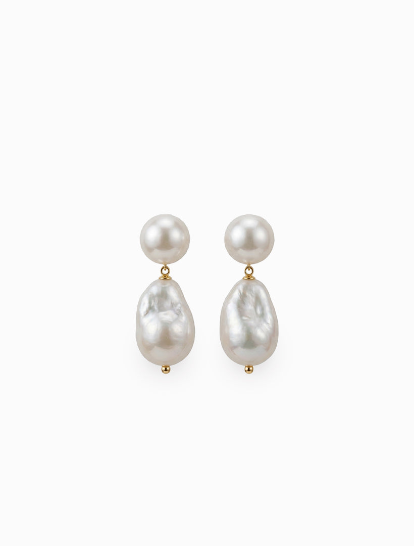 Symposium Botticella Freshwater Pearl Drops Earrings