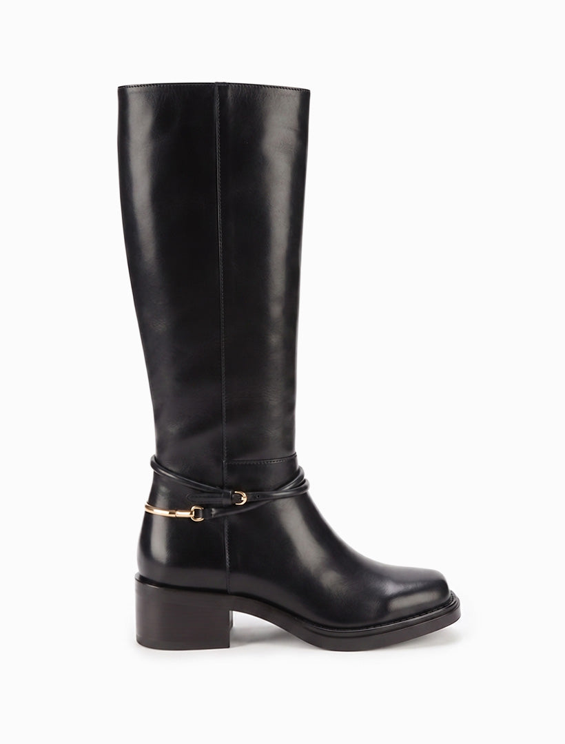 Thornton Long Boots Black