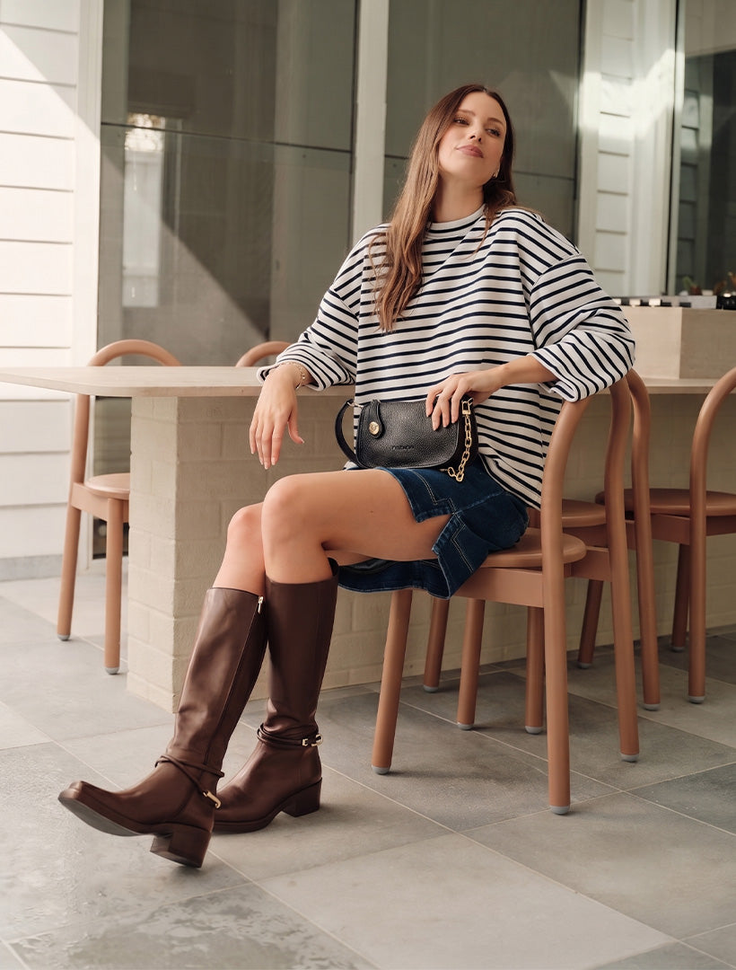 Thornton Long Boots Chocolate