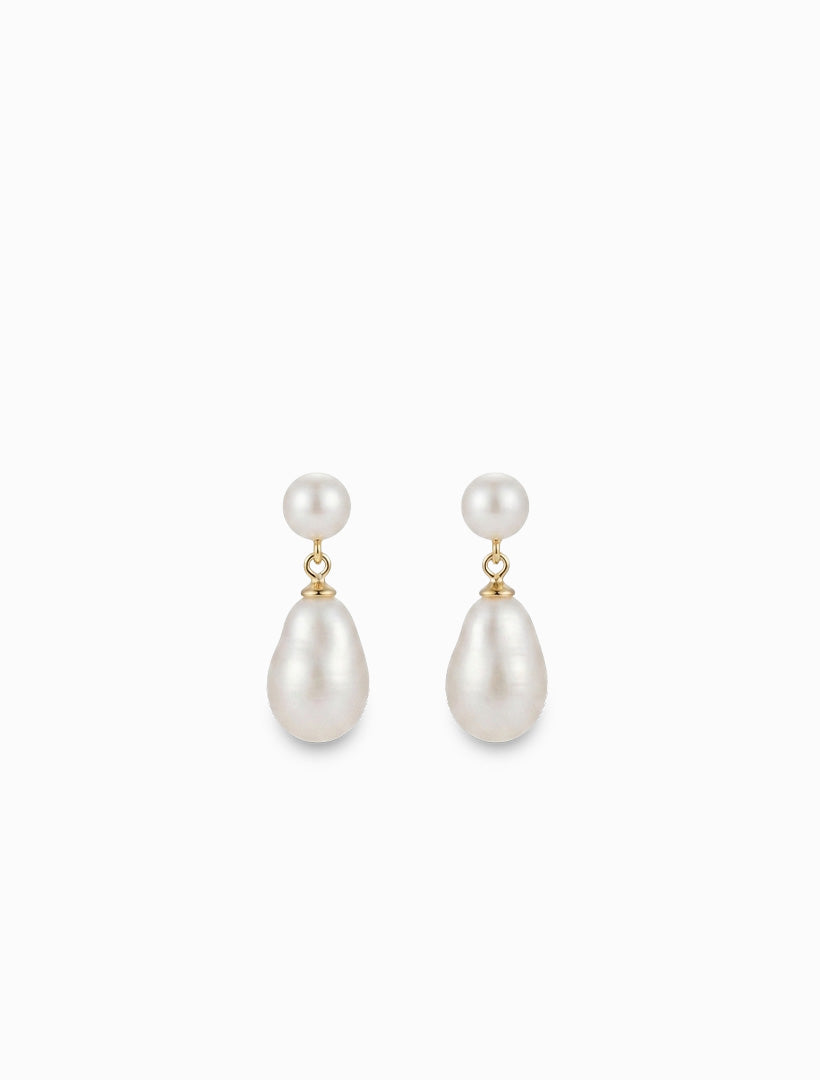 Tiny Pearl Drop Earrings
