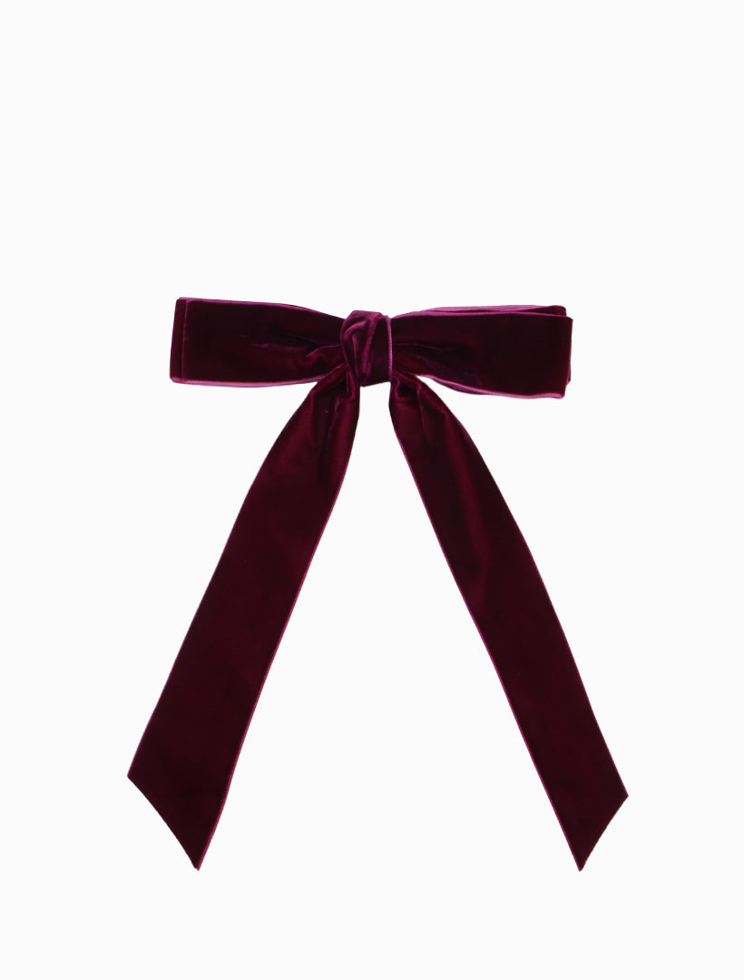 Tree Bow Burgundy