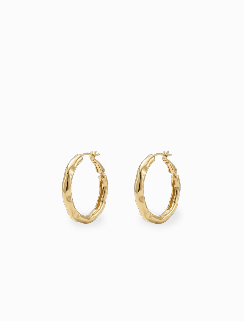 Twisted Hoops Gold