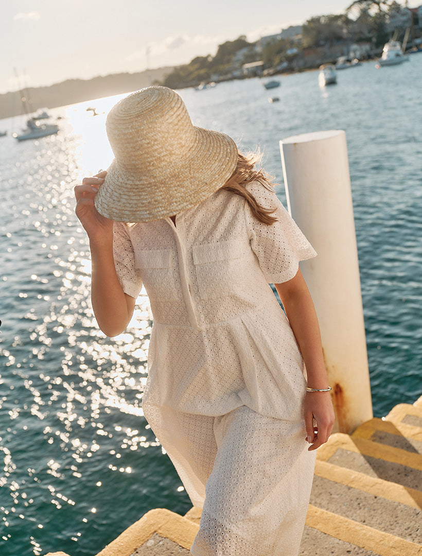 Valetta Lace Dress White