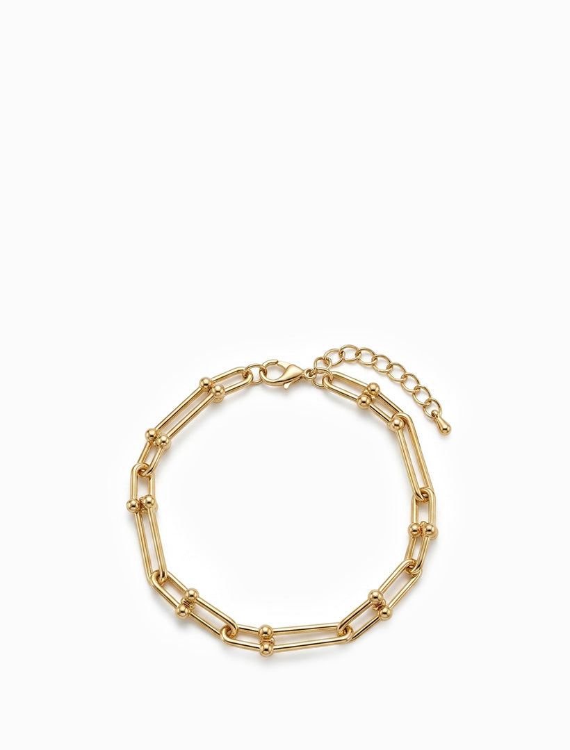 Vintage Link Bracelet Gold