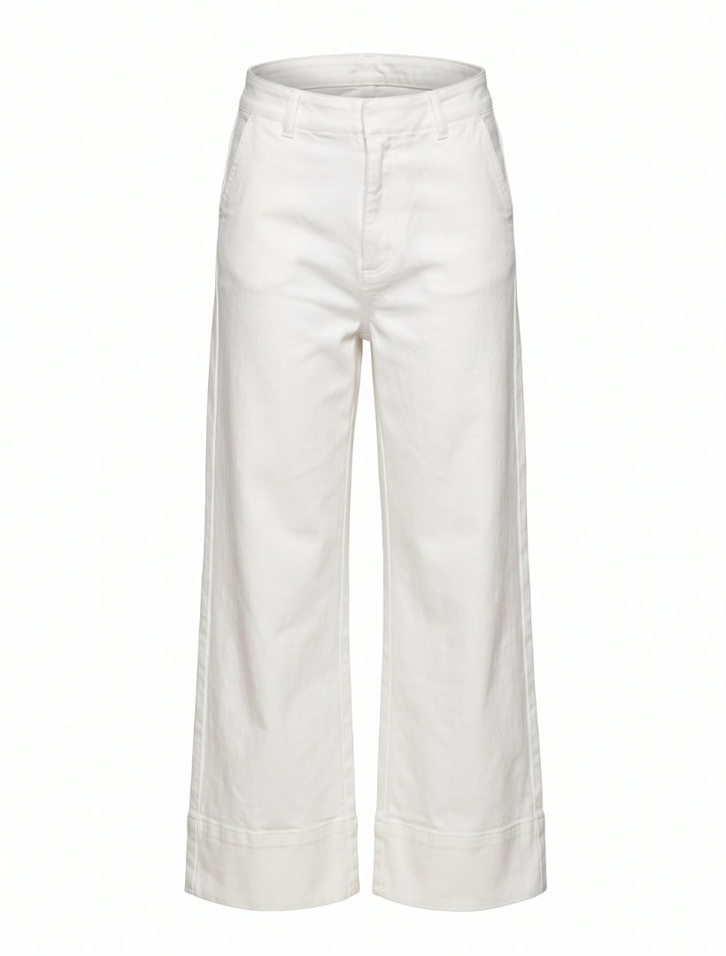 Wanda Denim Pant White