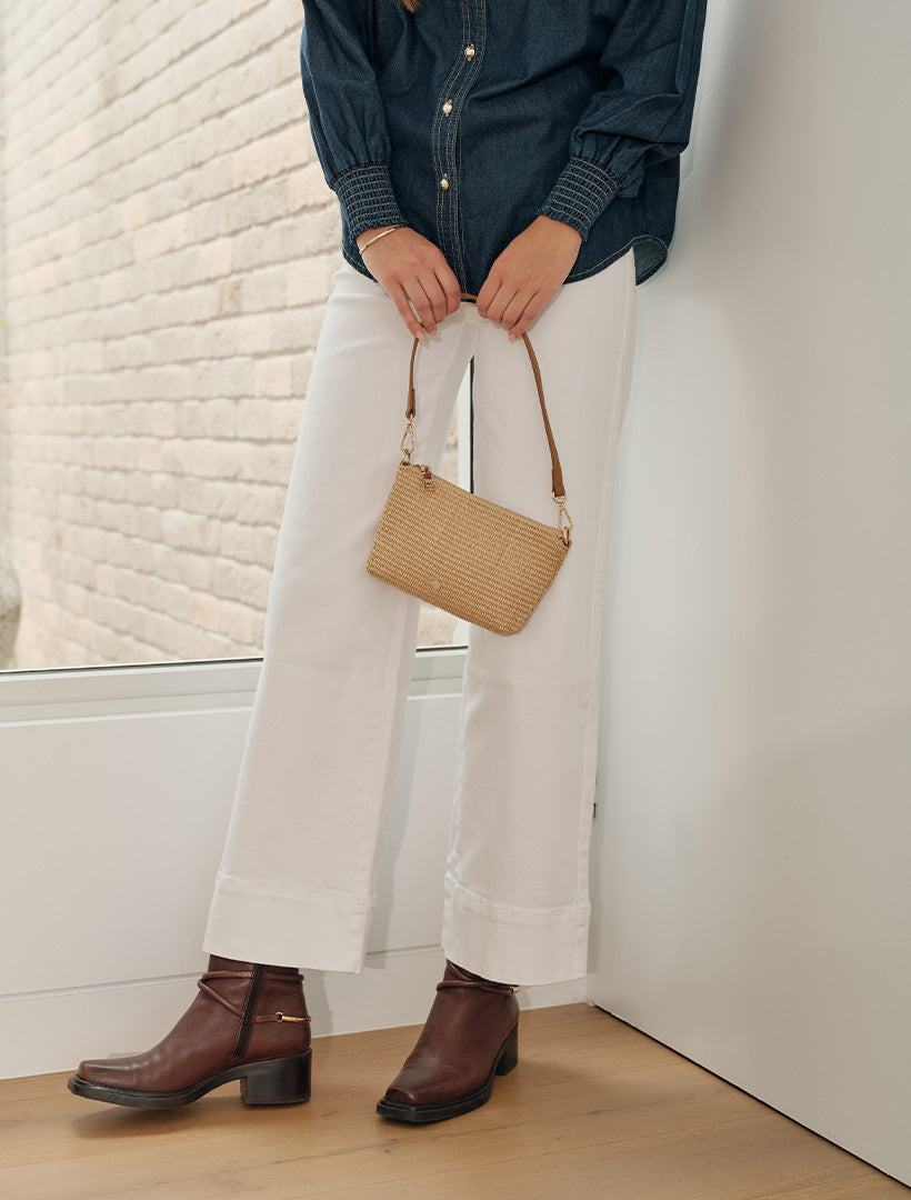 Wanda Denim Pant White