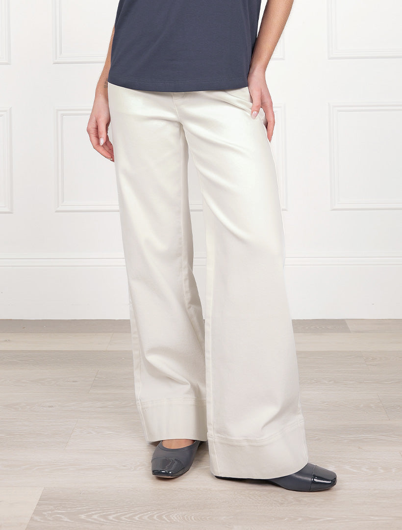 Wanda Denim Pant White