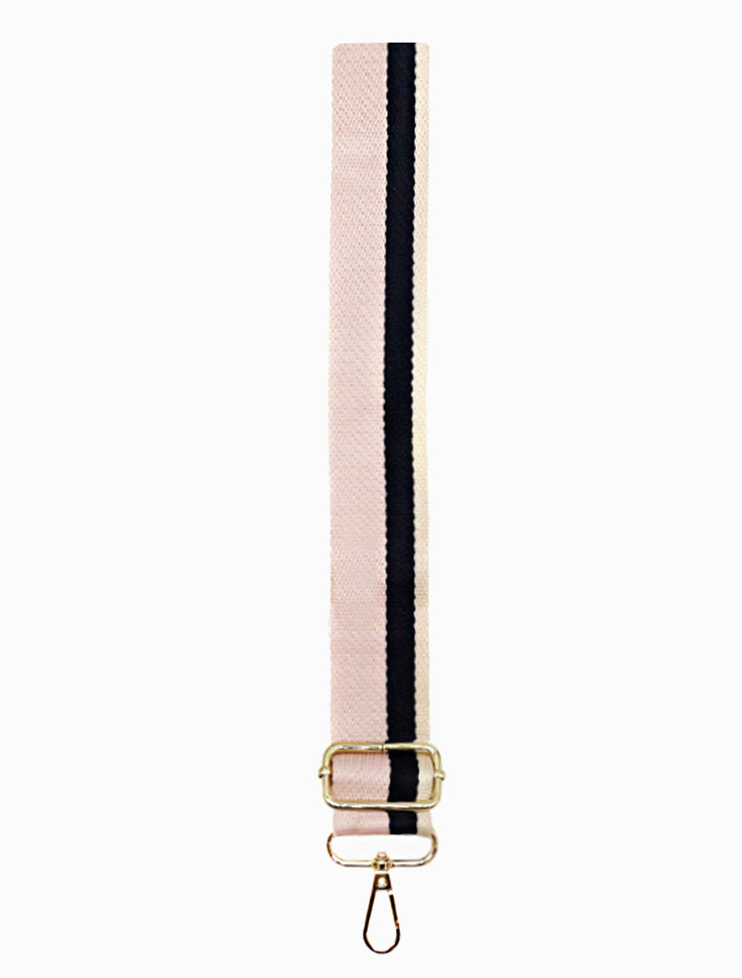 Front view - peach webbing bag strap