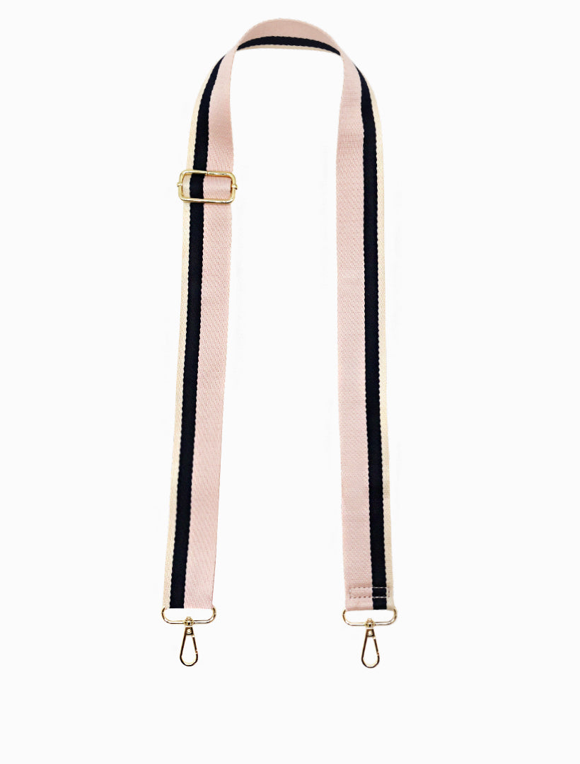 Front view - peach webbing bag strap