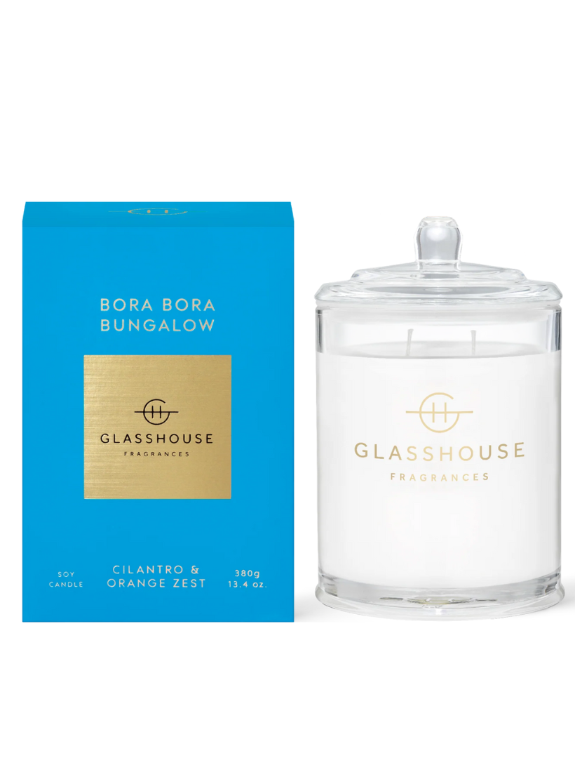 Glasshouse Fragrances Bora Bora Bungalow Candle 380G