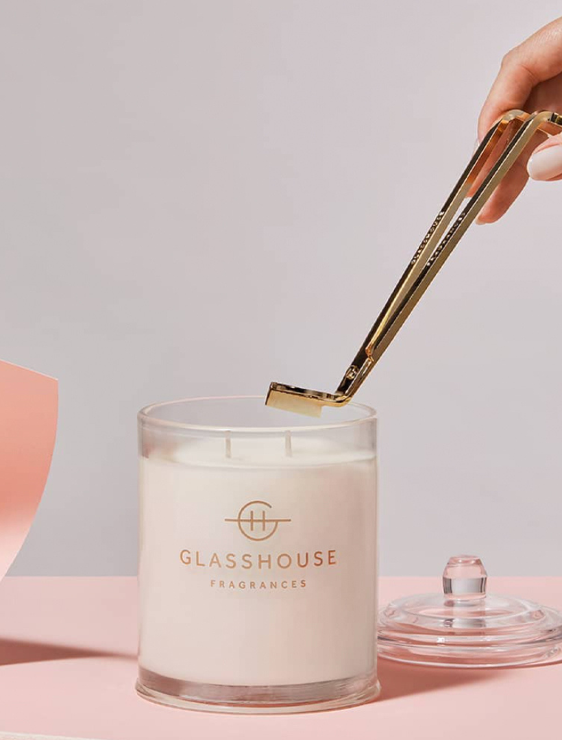 Glasshouse Fragrances I&#39;ll Take Manhattan Candle 380G