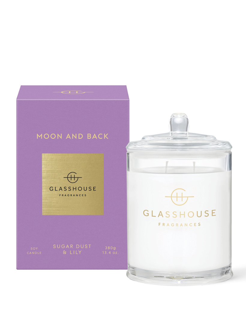 Glasshouse Fragrances Moon and Back Candle 380G