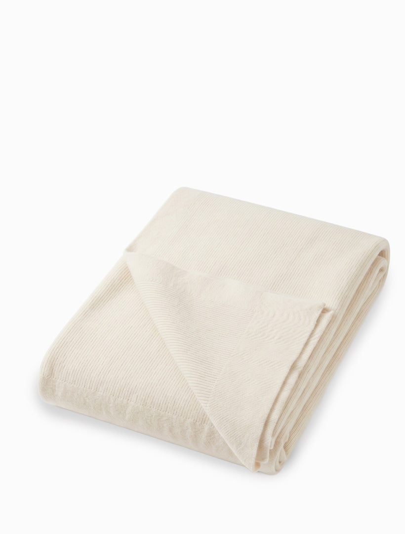 Lancaster Wool Throw Cream
