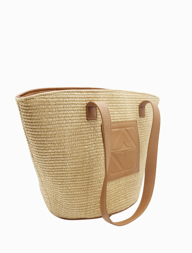 Zanzibar Palma Tote Tan