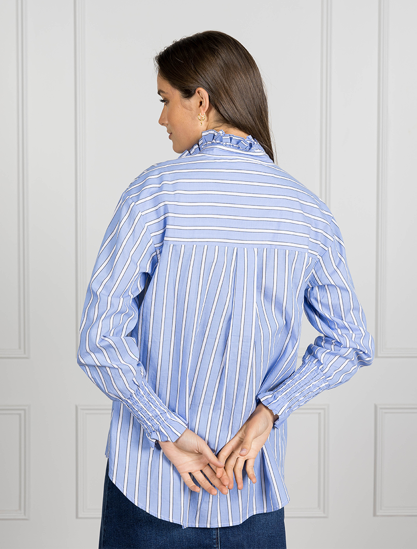 Jessica Striped Shirt Blue