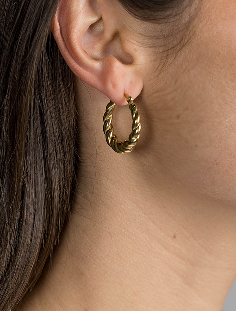 Rope Hoops Gold Small
