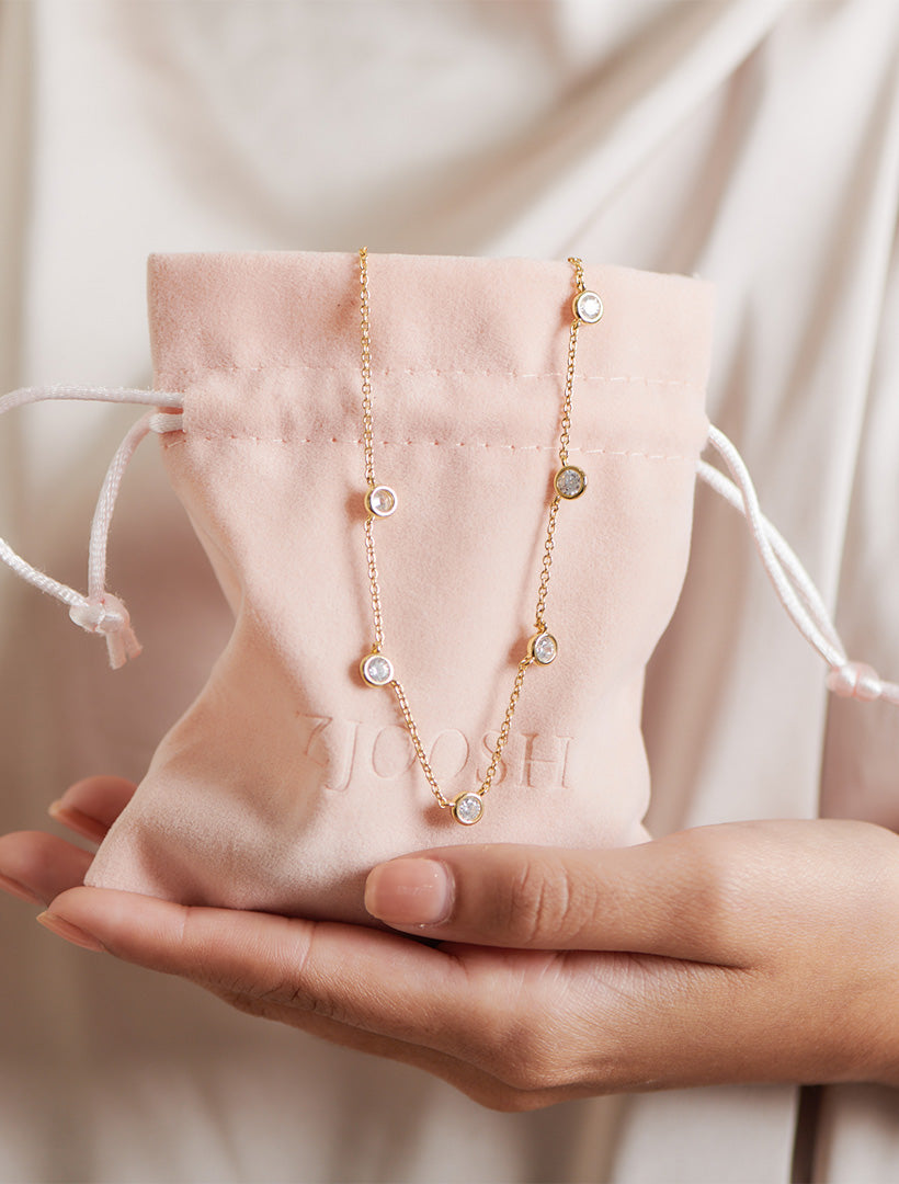Spaced Pearl Necklace | De'paul Jewellery