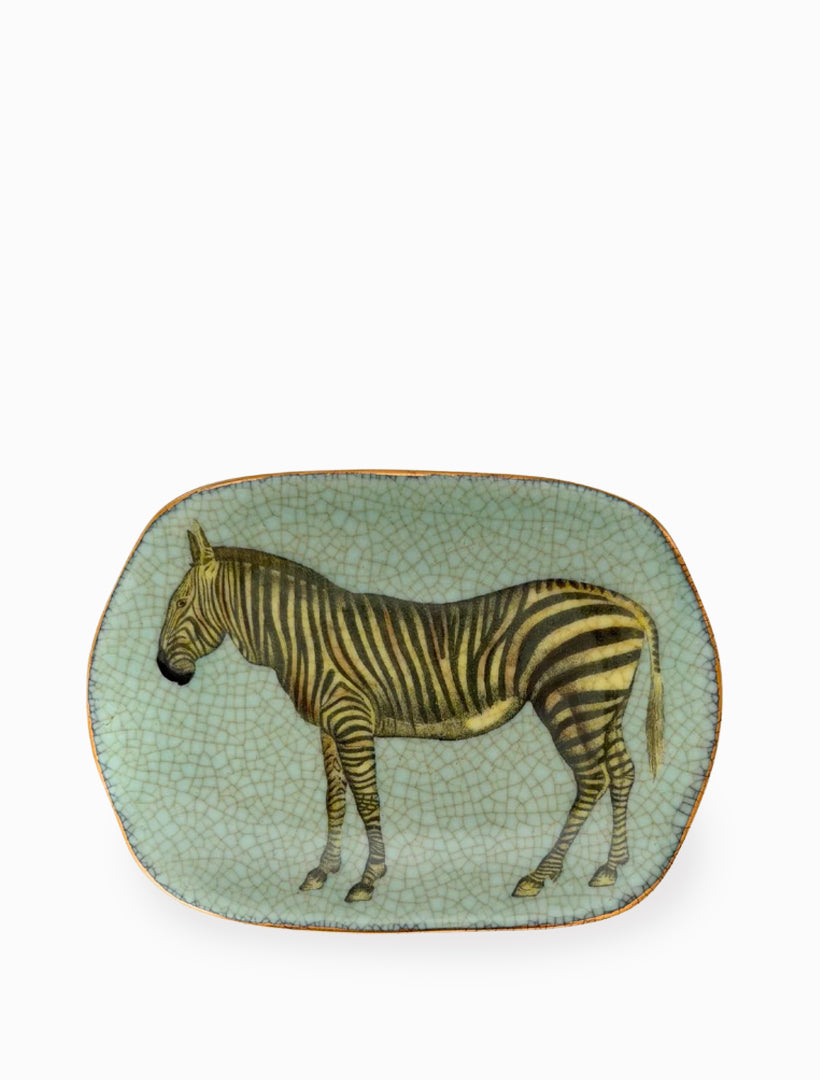 Zoologique Dish Zebre Ming