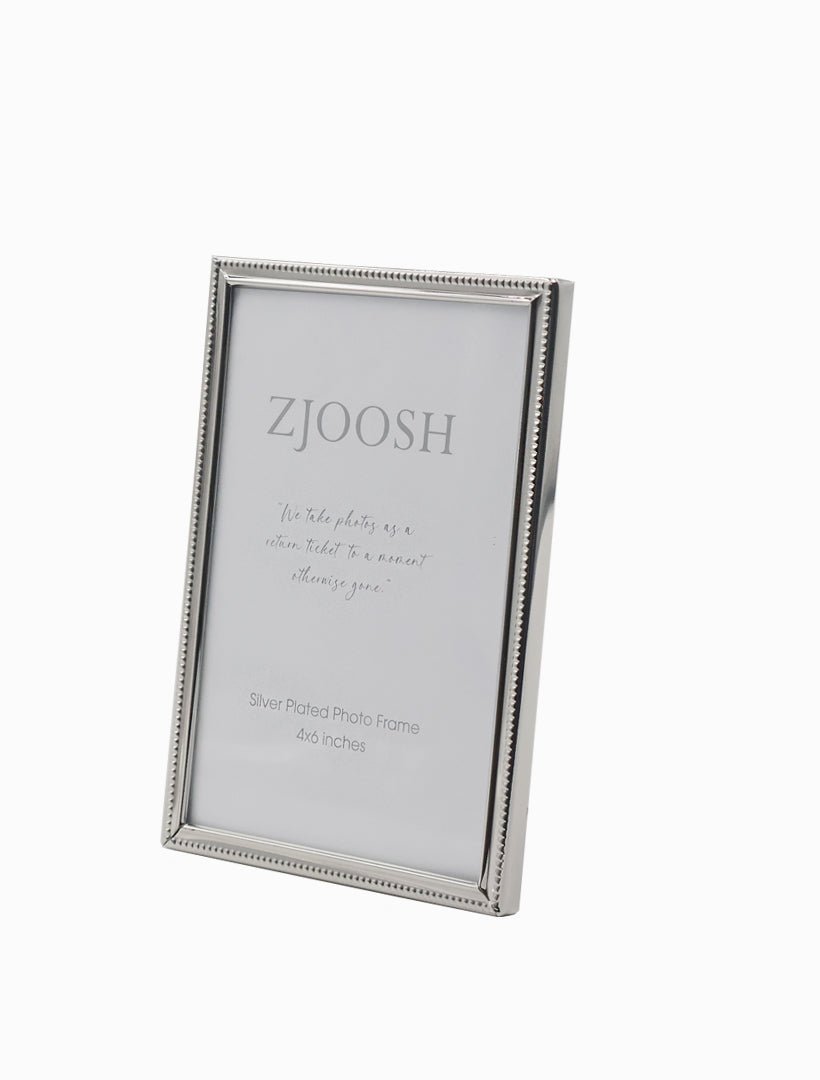 Abingdon Photo Frame Silver 4x6 - Zjoosh