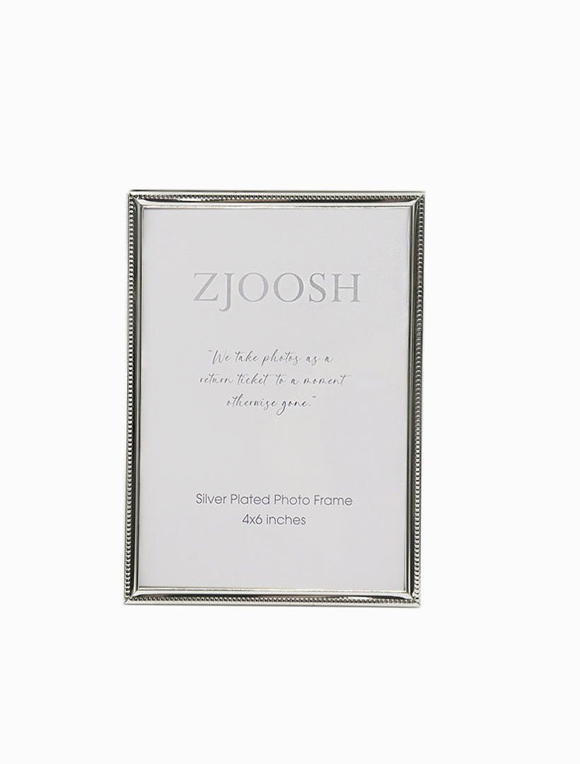 Abingdon Photo Frame Silver 4x6 - Zjoosh