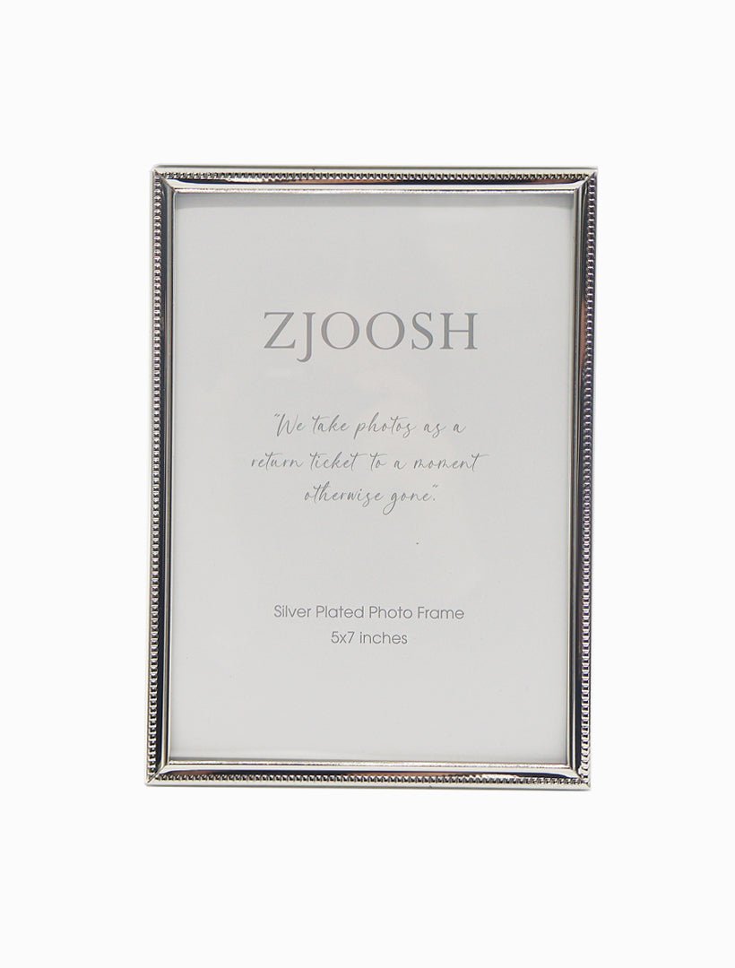 Abingdon Photo Frame Silver 5x7 - Zjoosh