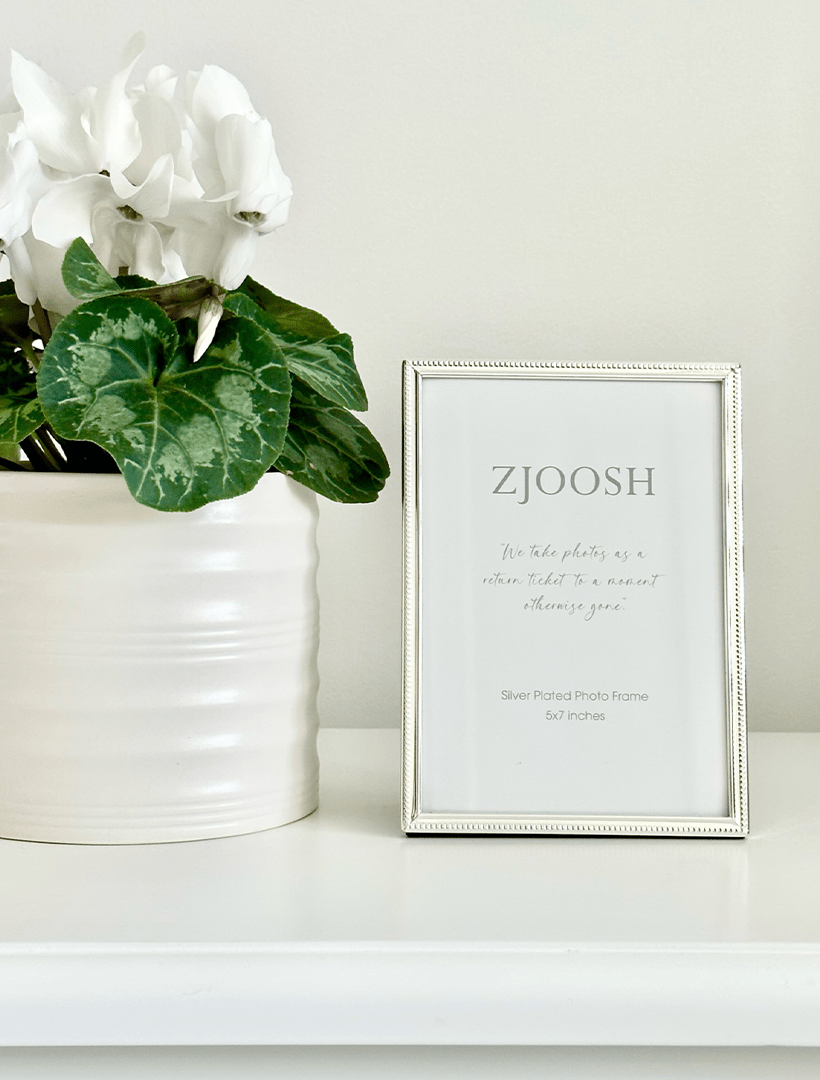 Abingdon Photo Frame Silver 5x7 - Zjoosh