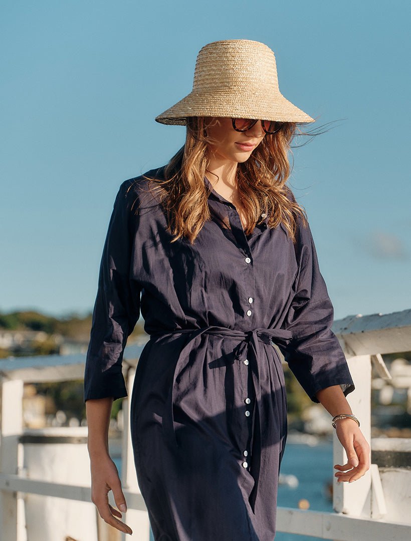 Aiko Dress Navy - FINAL SALE - Zjoosh