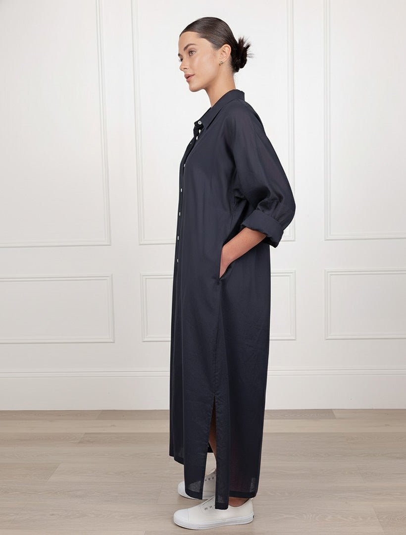 Aiko Dress Navy - FINAL SALE - Zjoosh