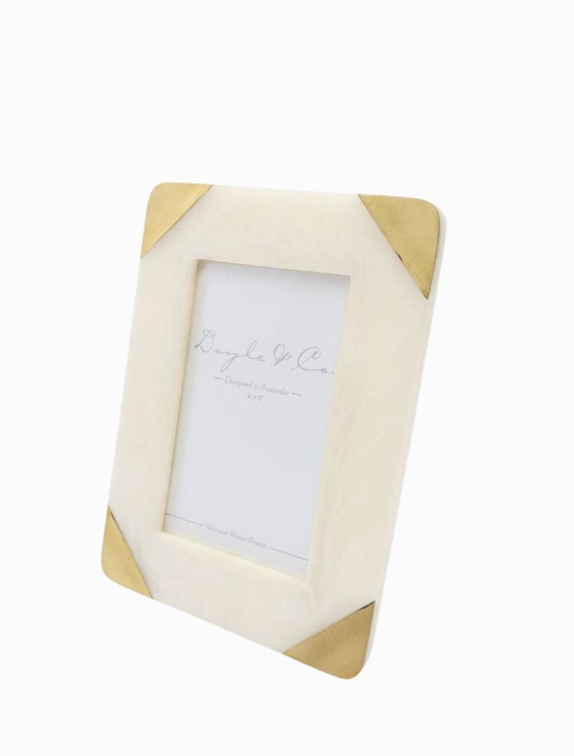 Alabaster Resin Frame 4x6 - Zjoosh