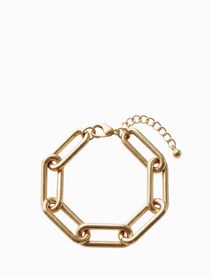 Alberto Chain Bracelet Gold - Zjoosh