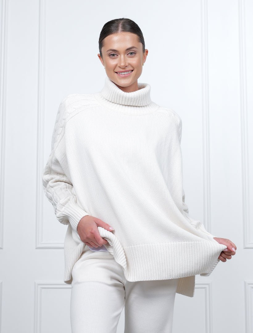 Ali Cable Jumper Bone - Zjoosh
