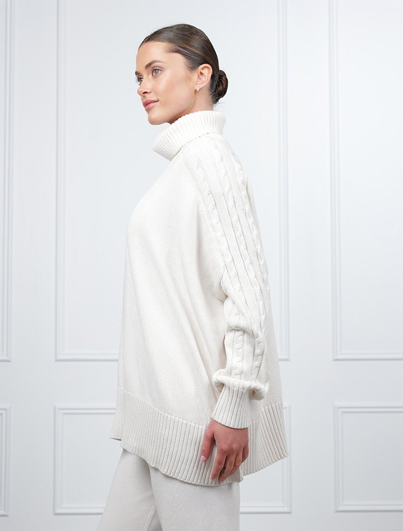 Ali Cable Jumper Bone - Zjoosh