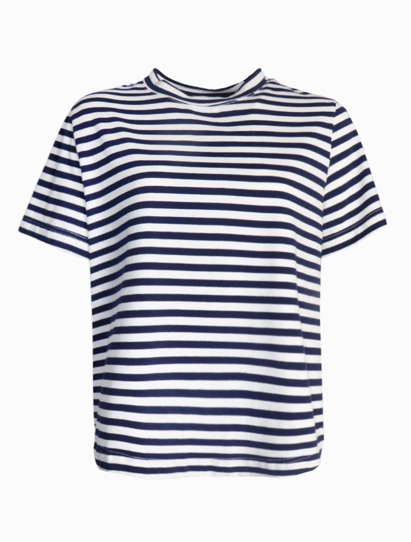 Alice Striped Tee Navy - Zjoosh