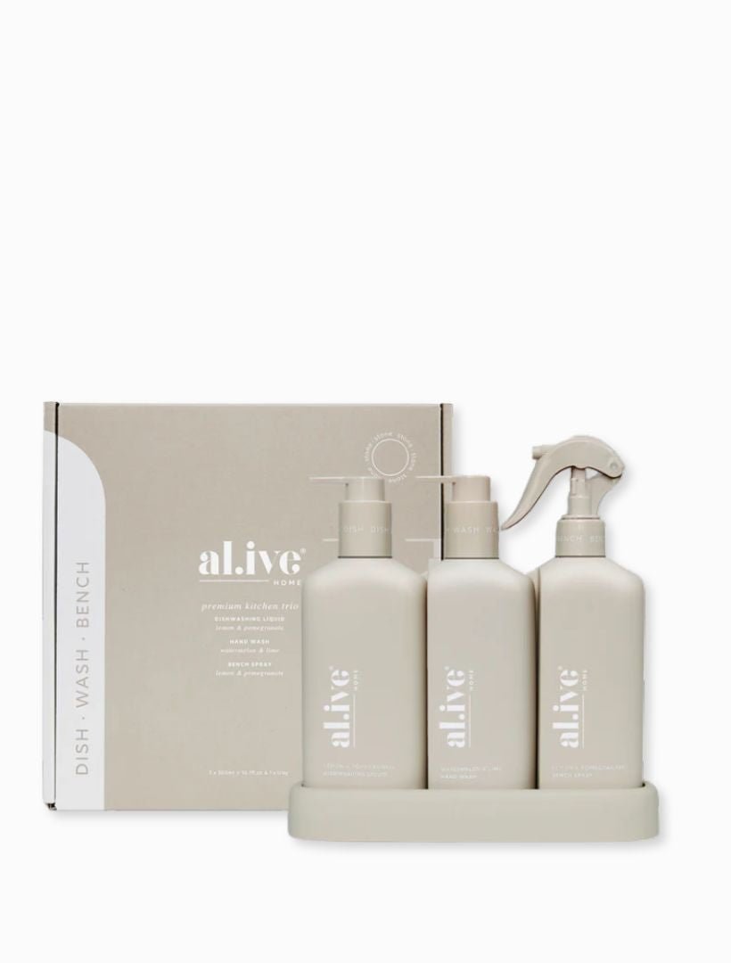 AL.IVE Lemon & Pomegranate + Watermelon & Lime Kitchen Trio - Zjoosh