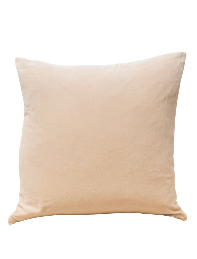 Alsace Velvet Cushion Snow (50cm x 50cm) - Zjoosh